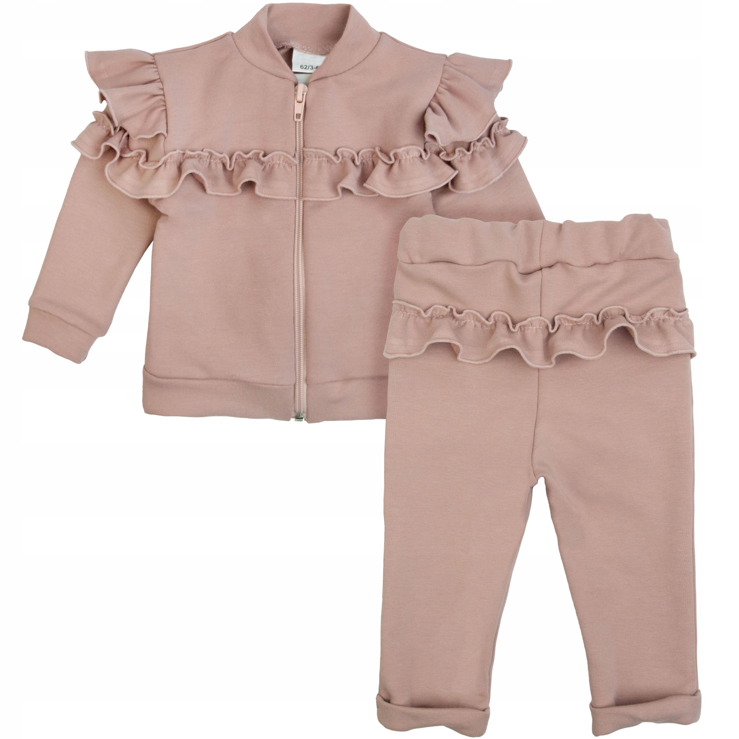 

Komplet Dresowy dla dziewczynki Bluza Spodnie 80