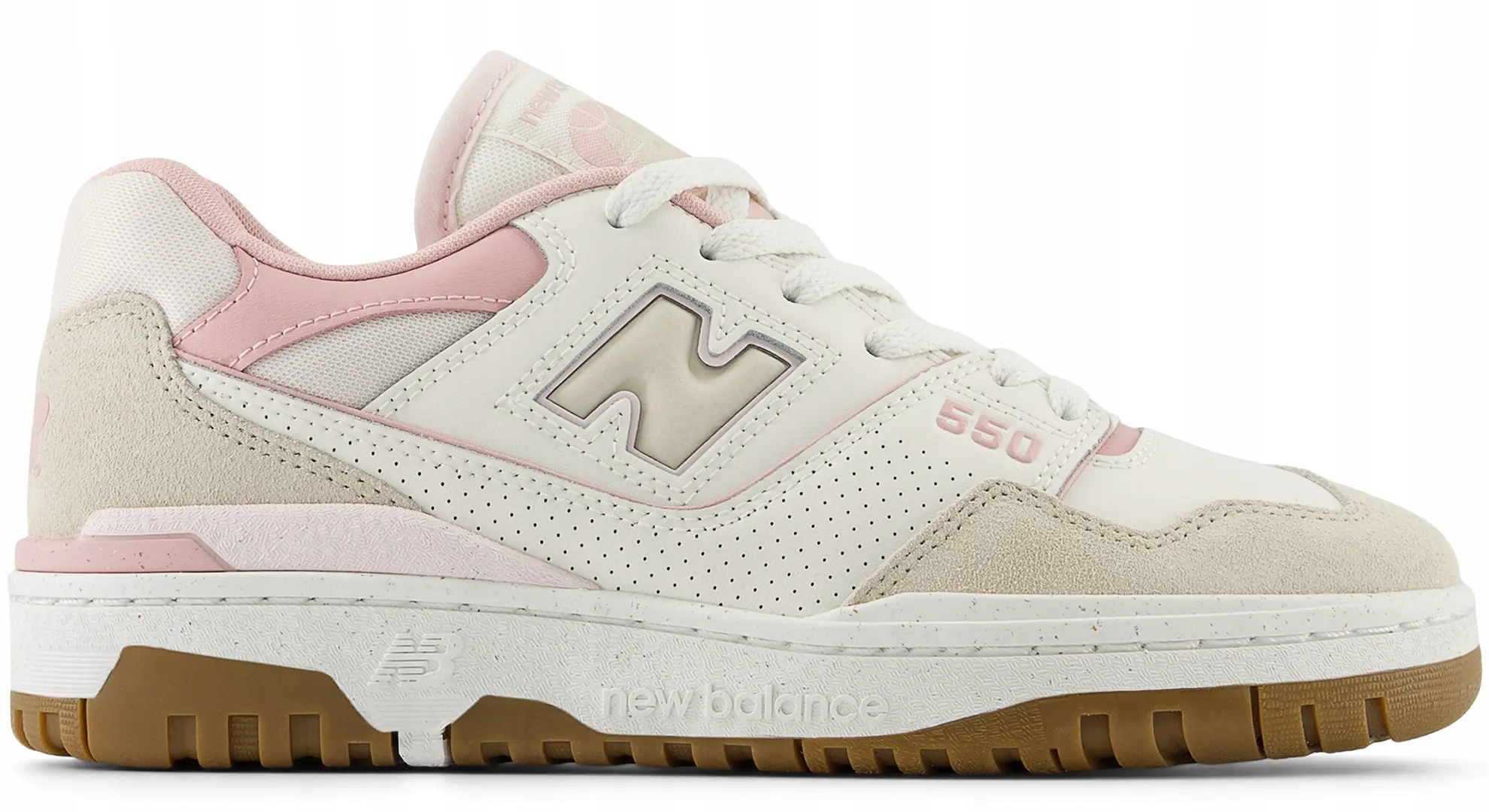 Sportovní boty Tenisky New Balance 550 Krémová růžová kůže (BBW550HL) 41EU