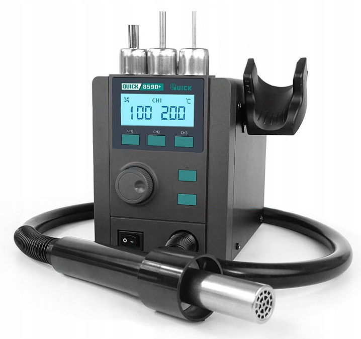 Pájecí Stanice Bga Smd Svařovací Stroj Na Plasty Hot Air Quick 859D+