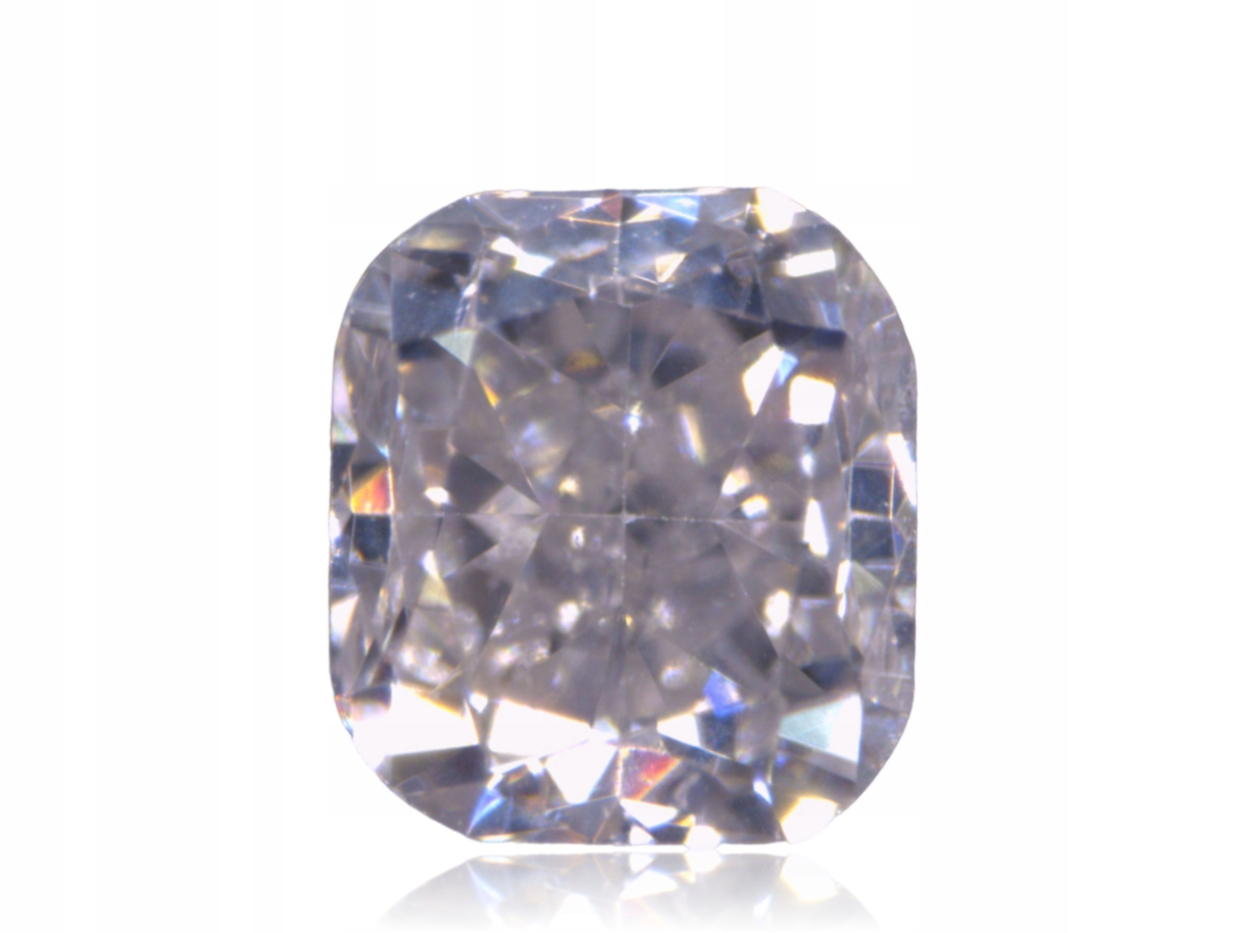Přírodní Diamant 0.07ct Hnědý Cushion I1 eCertifikát Wbd