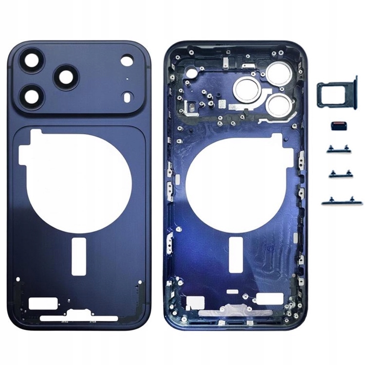 Obudowa Korpus Middle Frame Przyciski Ramka Do Apple iPhone 17 Pro Blue
