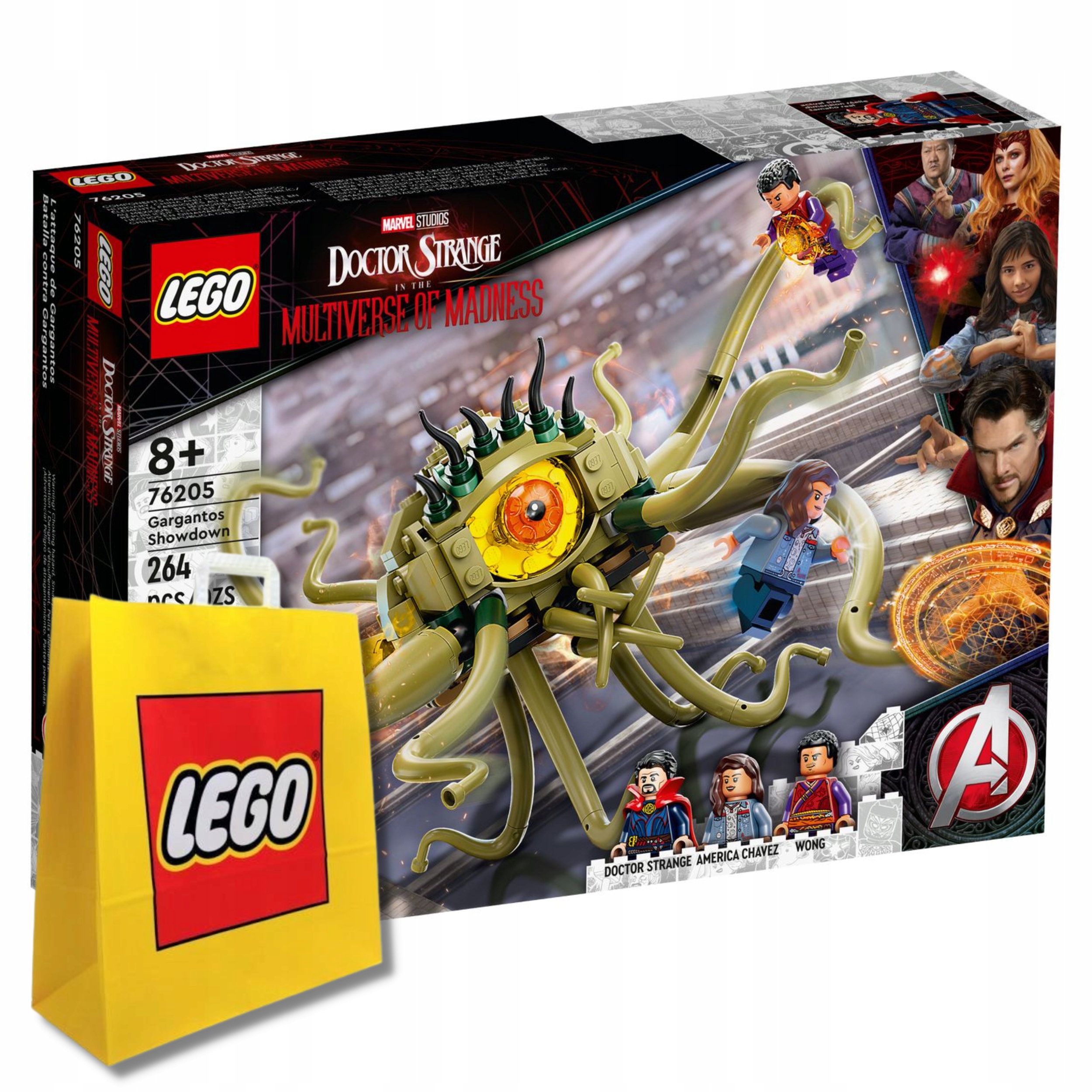Lego 76205 Marvel Heroes Starcie Gargantosem Torebka Vip
