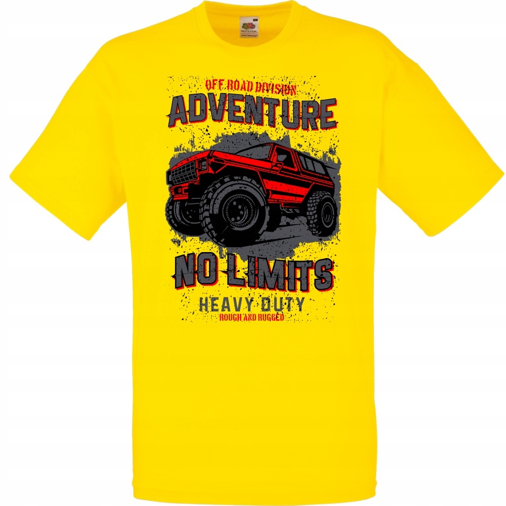 

Koszulka jeep samochód auto off road XL żółta jask