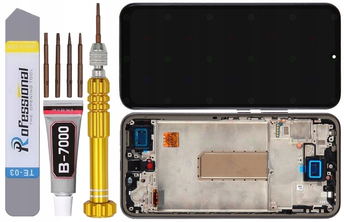 Displej Pro Samsung Galaxy A34 5G A346 A346B Oled LCD Rámeček