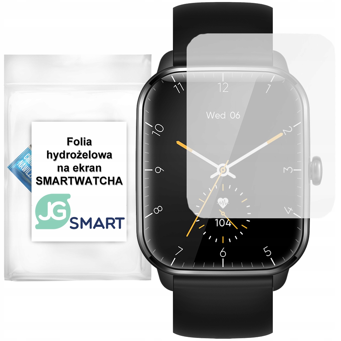 

Folia ochronna hydrożelowa na ekran smartwatcha