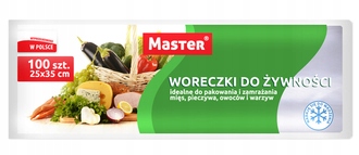 

Master Woreczki do żywności 25x35 100szt.