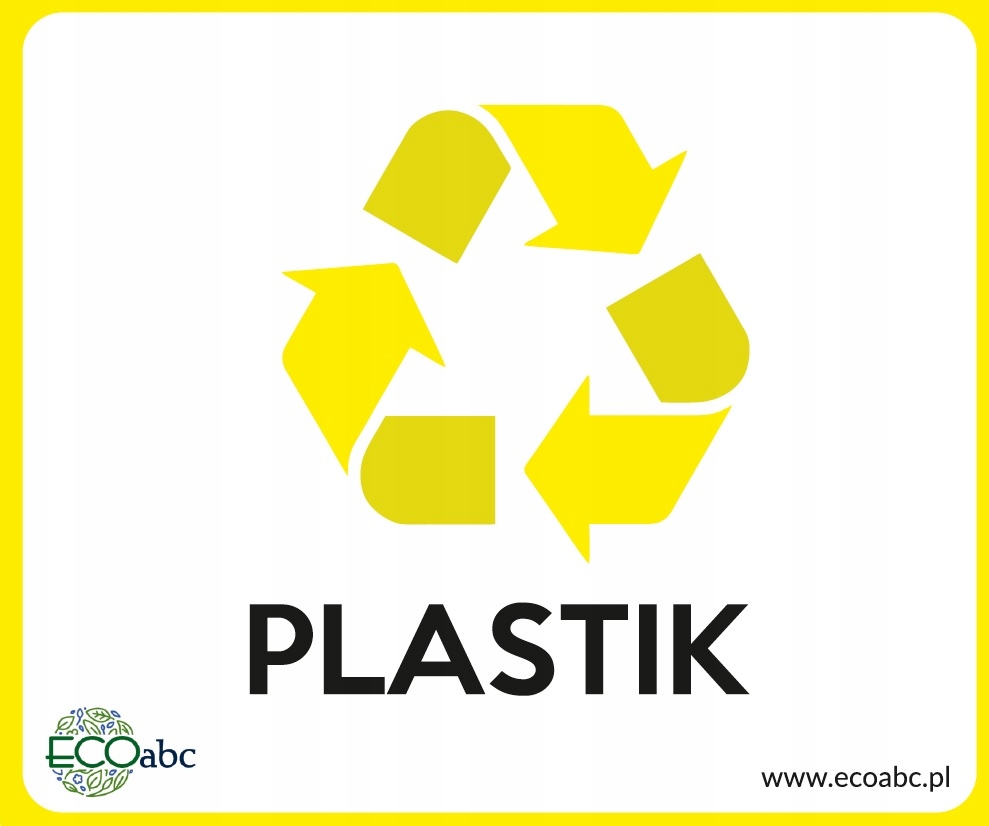 

Naklejka do segregacji śmieci kosz 15x13 plastik