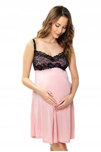 86550 Noční Jasmin pro těhotné a kojící matky na kojení Pink