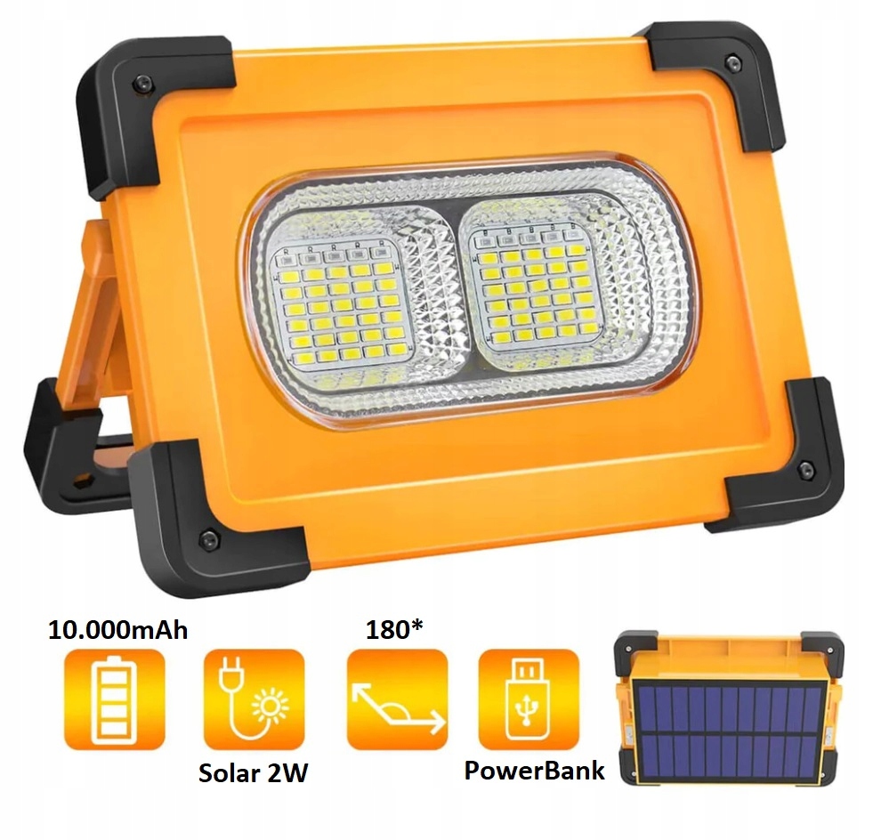 Lampa solarna SANKO LED F0270 PowerBank 10W 6000K EAN (GTIN) 59029187615100