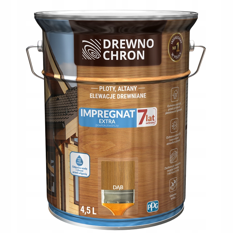 

Drewnochron Impregnat Extra dąb 4,5L