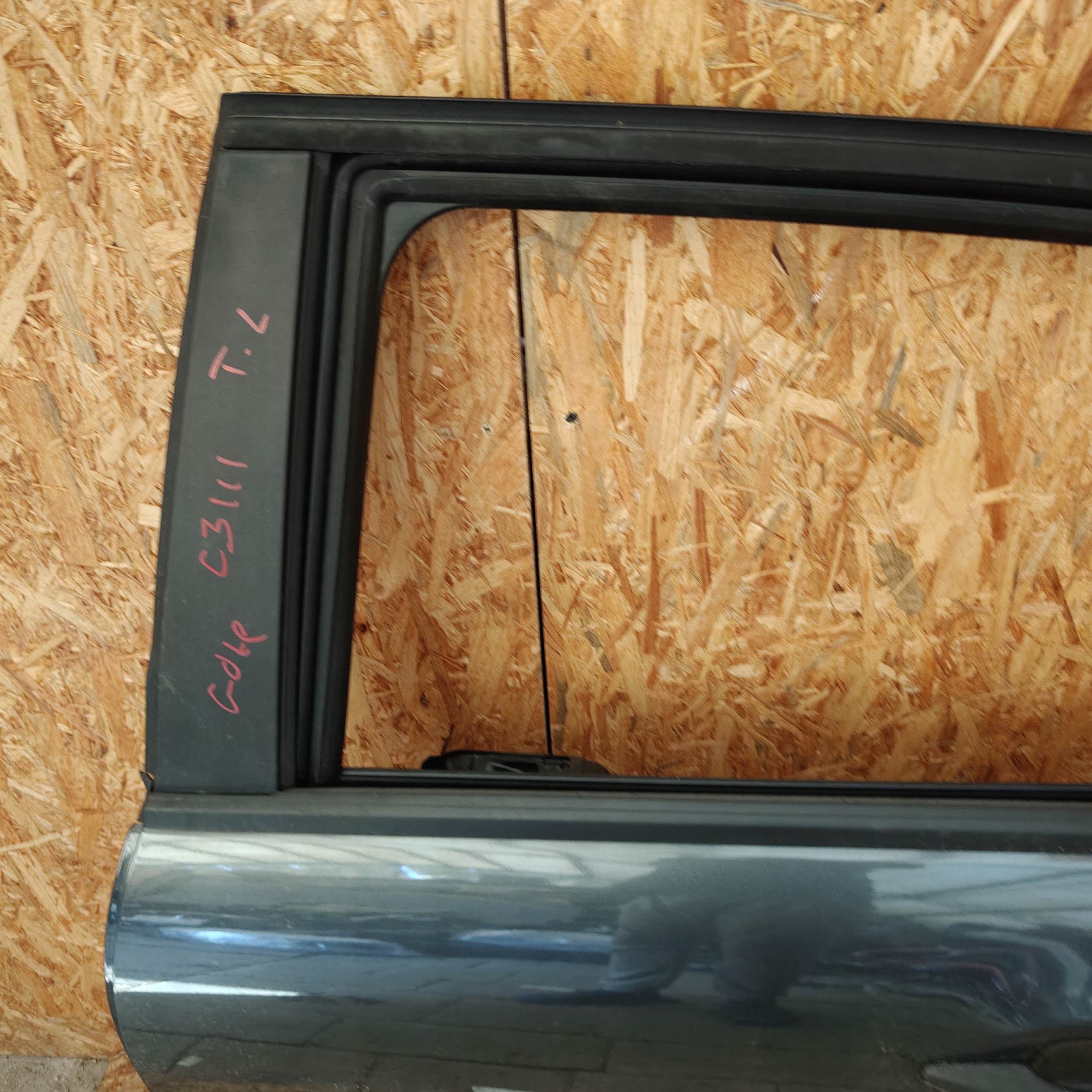 door rear. rear part left CITROEN C3 III without windows