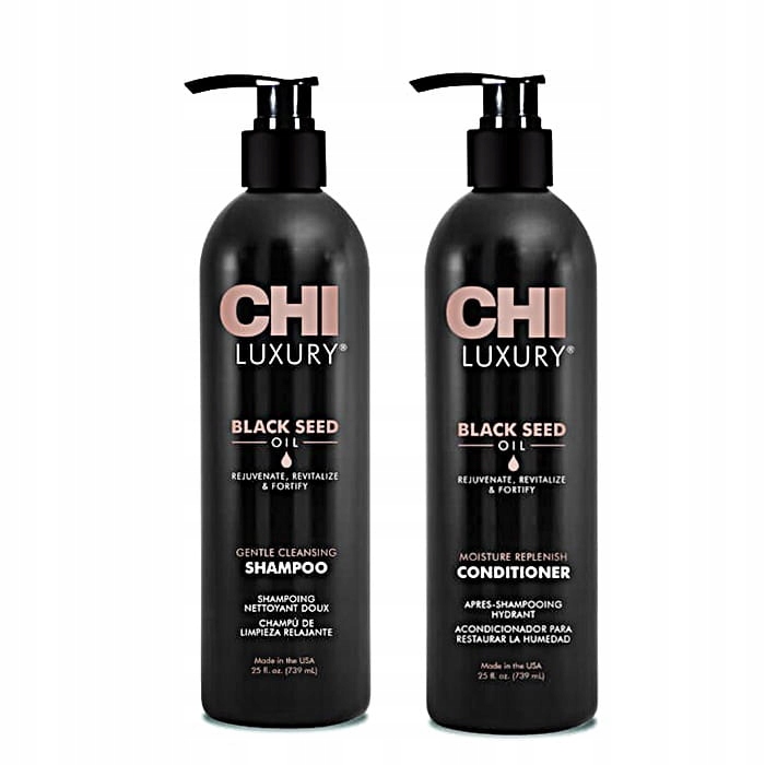 

Chi Luxury Black Seed Zestaw Szampon Odżywka 739ML