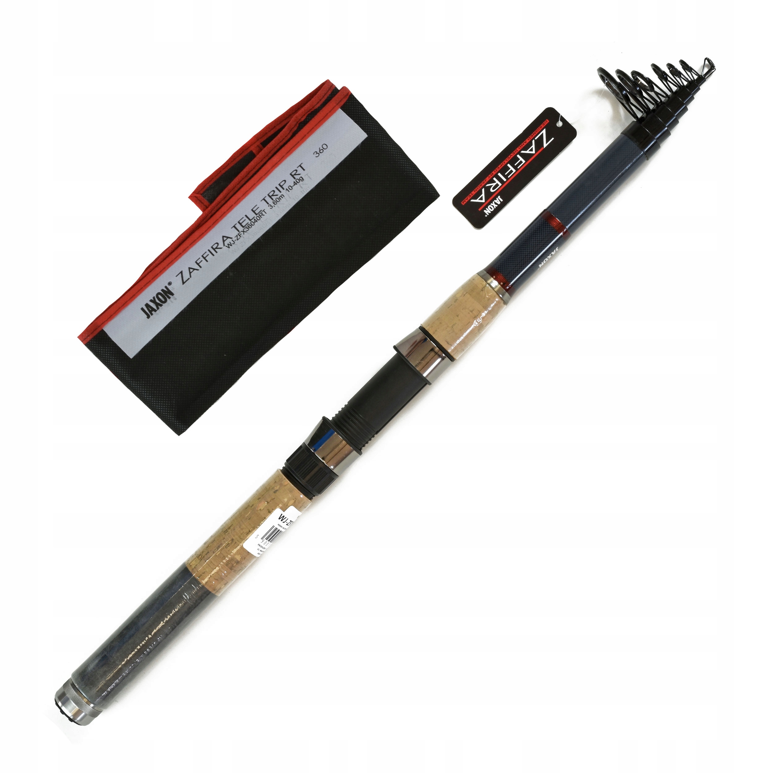 Wędka teleskopowa Jaxon Zaffira Tele Trip Rt 3.60m 10-40g połów rekreacyjny
