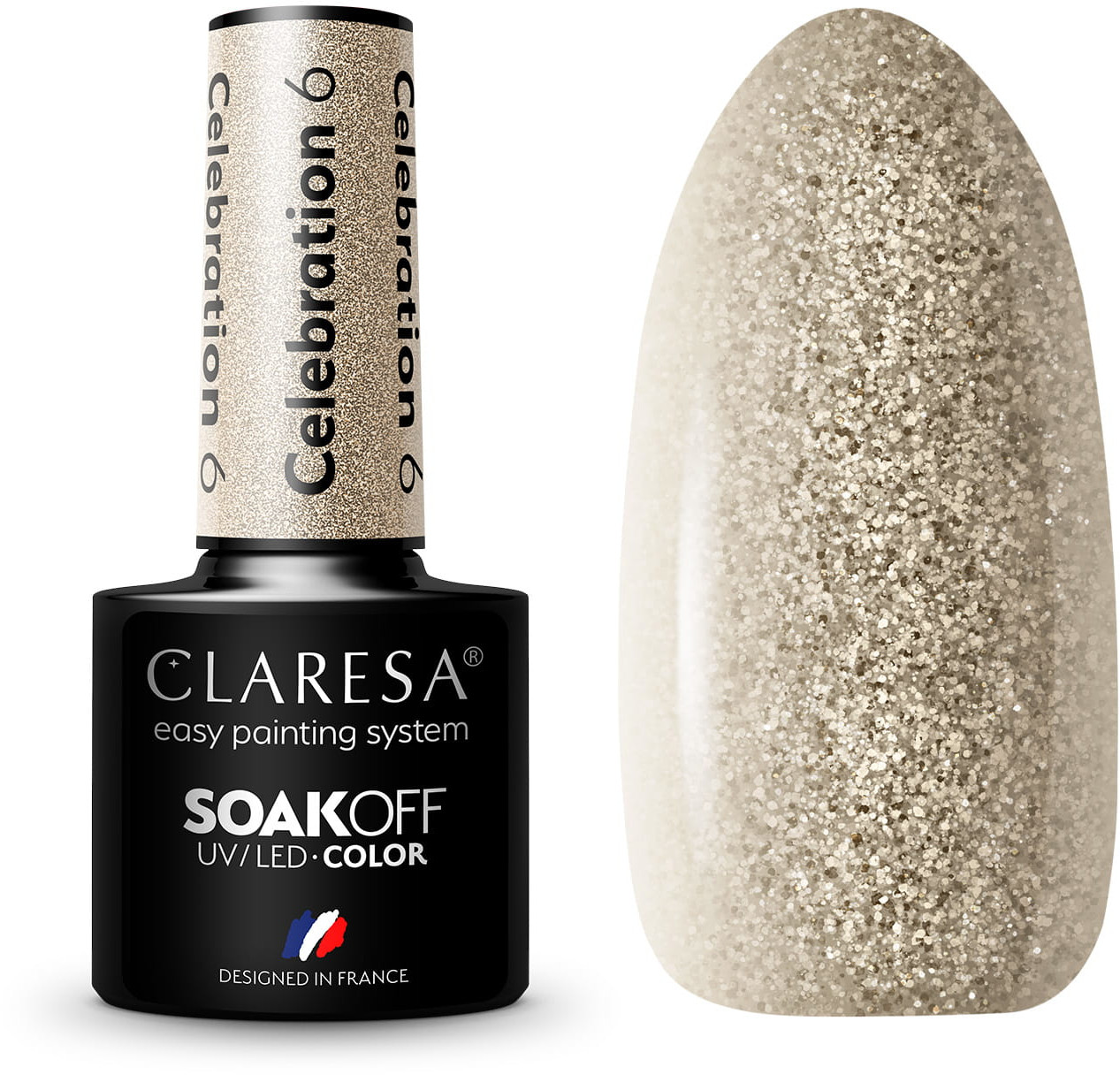 

Claresa lakier hybrydowy do paznokci Celebration 6