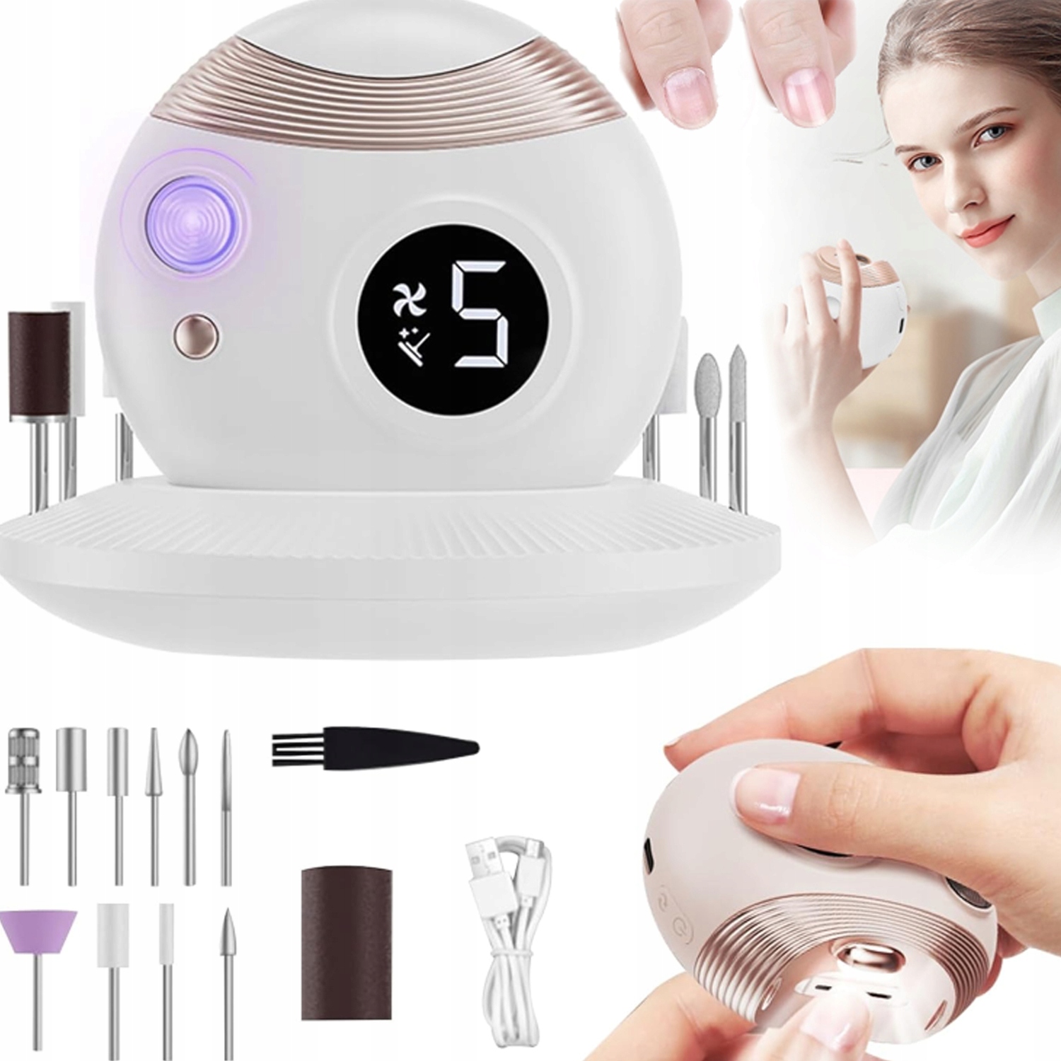 Automatický Elektrický Odstřihovač Nehtů Na Rukou A Pilník Pro Seniory Jsou Tiché