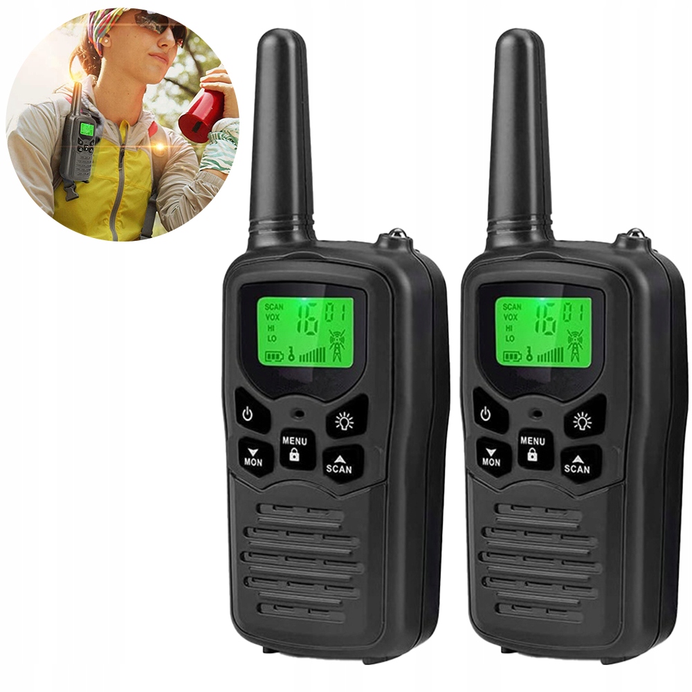 Eu Walkie Talkie Krótkofalówka Łoki Toki Latarka Usb