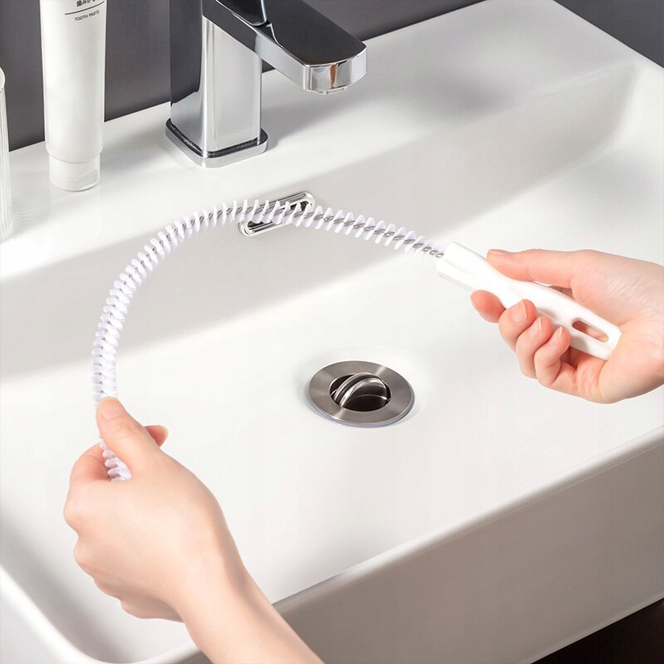 SZCZOTKA DO CZYSZCZENIA ODPŁYWÓW SZCZELINOWA WYCIOR CZYŚCIK DO RUR ODPŁYWU Stan opakowania oryginalne