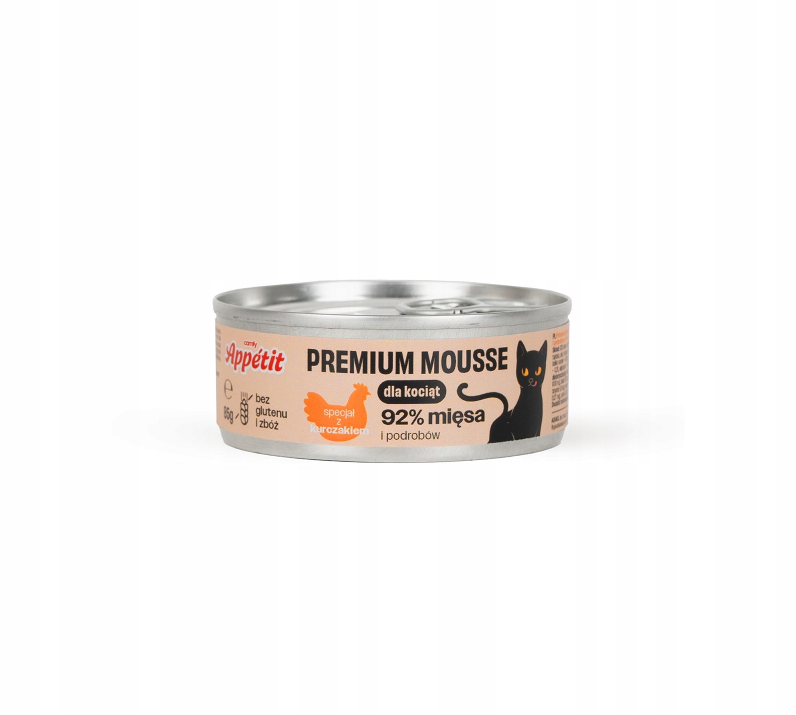 Levně Comfy Appetit Premium Vlhké krmivo Mousse pro koťata Kuře 12x85 g
