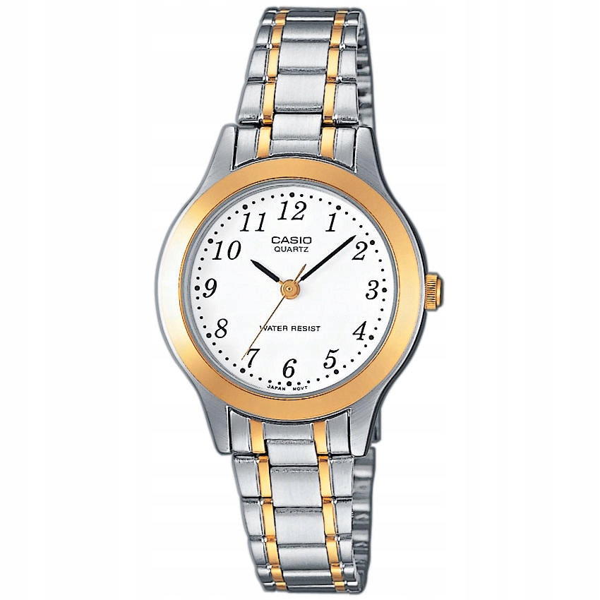 Hodinky Casio Classic stříbrno-zlaté s číslicemi LTP-1263G-7BEF