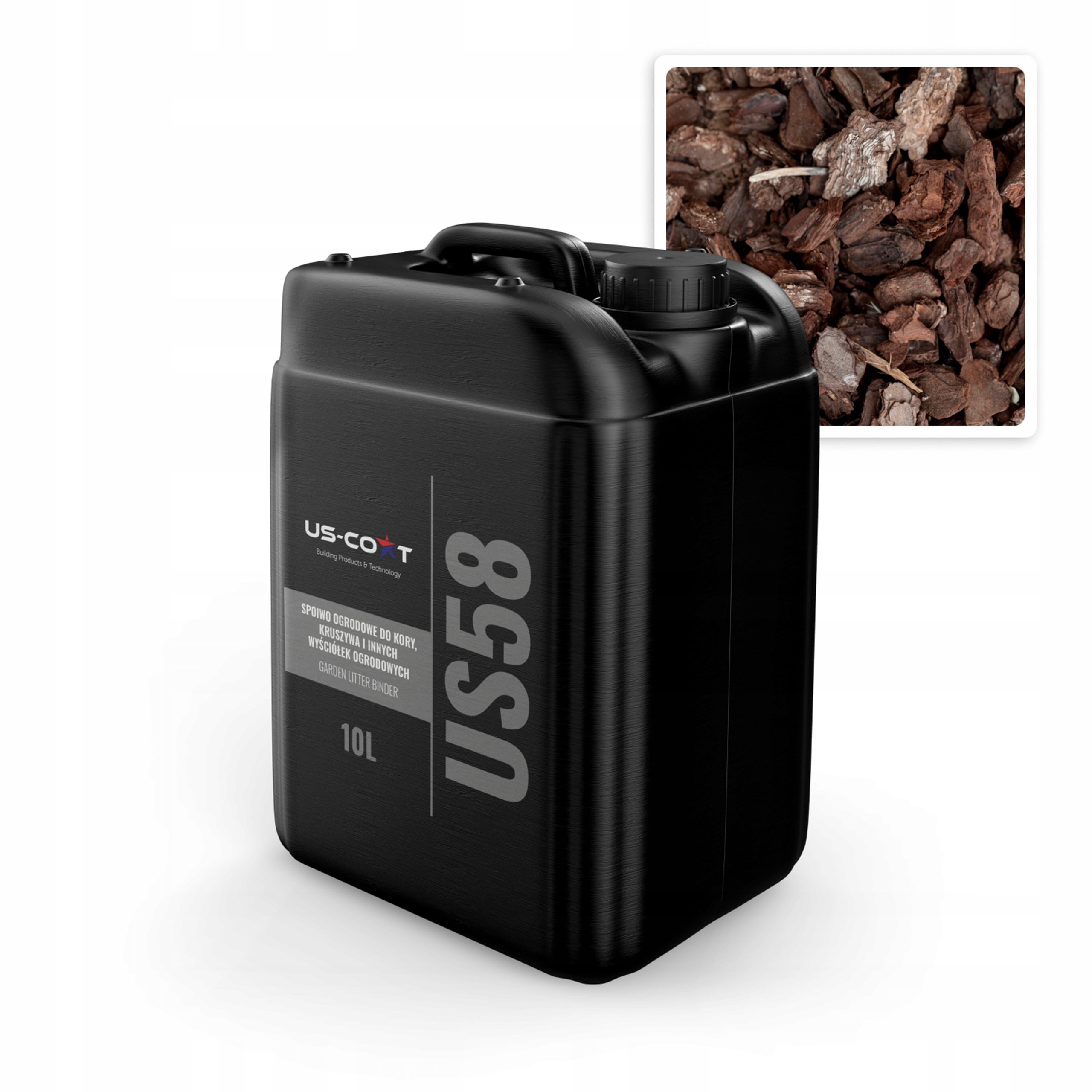 Spoiwo Do Kory Ogrodowej Kruszyw 10L Klej Do Żwiru Bezbarwny Wiążący