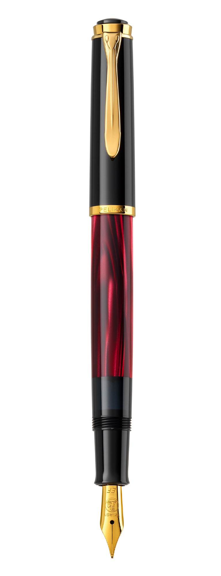 Pelikan Classic M200 Pióro wieczne Ef Red Marbled tłoczek Edycja Specjalna