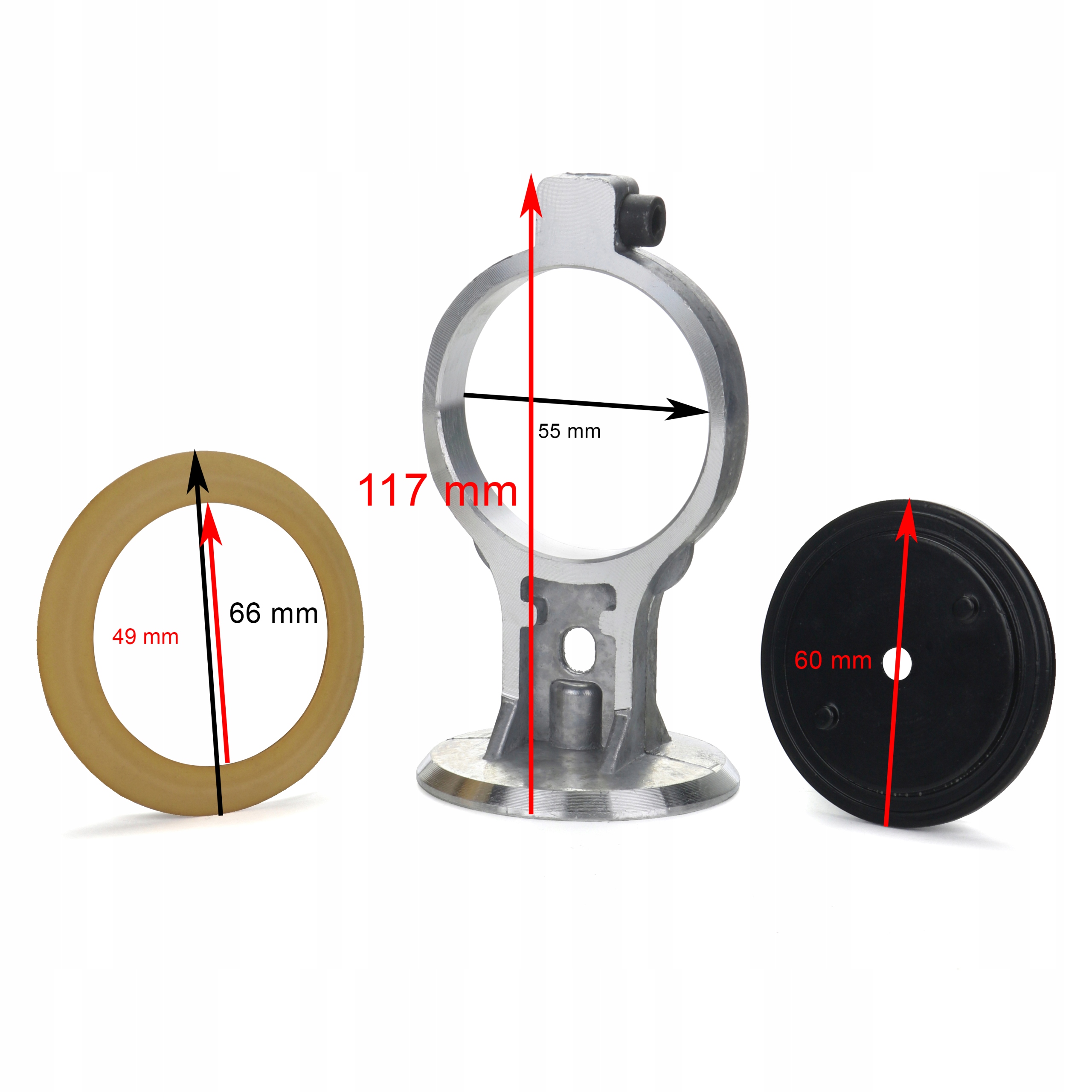 Zestaw naprawczy tłok korbowód pierścień kompresor bezolejowy silnik 550W Rodzaj korbowód