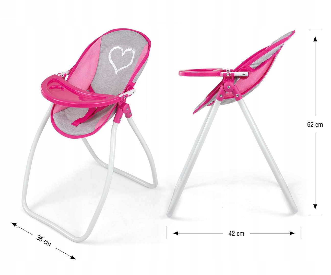 DUŻE ŁÓŻECZKO DLA LALKI METALOWE KOŁYSKA POŚCIEL RÓŻOWE XXL 8 LAT PREZENT Kod producenta 4754