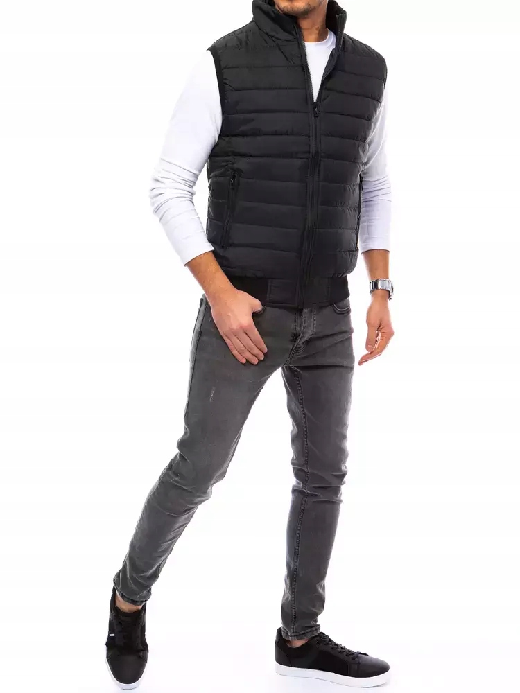 BEZRĘKAWNIK MĘSKI PIKOWANY KAMIZELKA MĘSKA OCIEPLANA roz. L Marka Dstreet