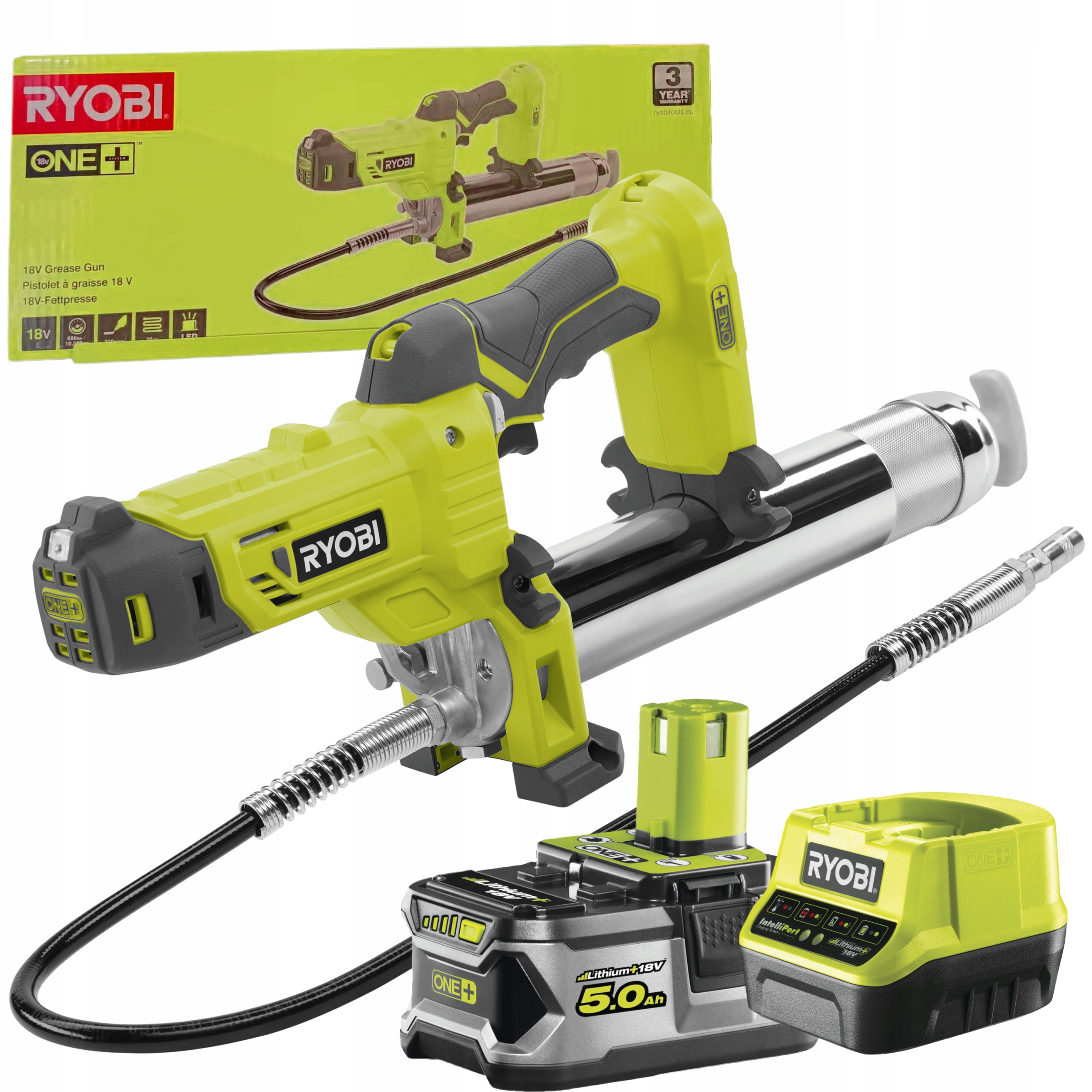 

Ryobi Smarownica Akumulatorowa 1L 18V R18GG 5Ah