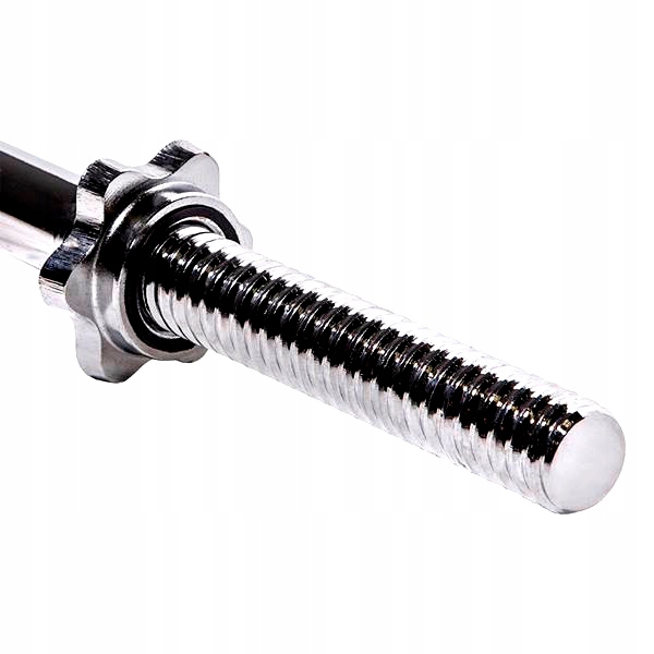 GRYF 120 cm prosty do ćwiczeń 30mm zaciski SZTANGA Elementy zestawu gryf prosty