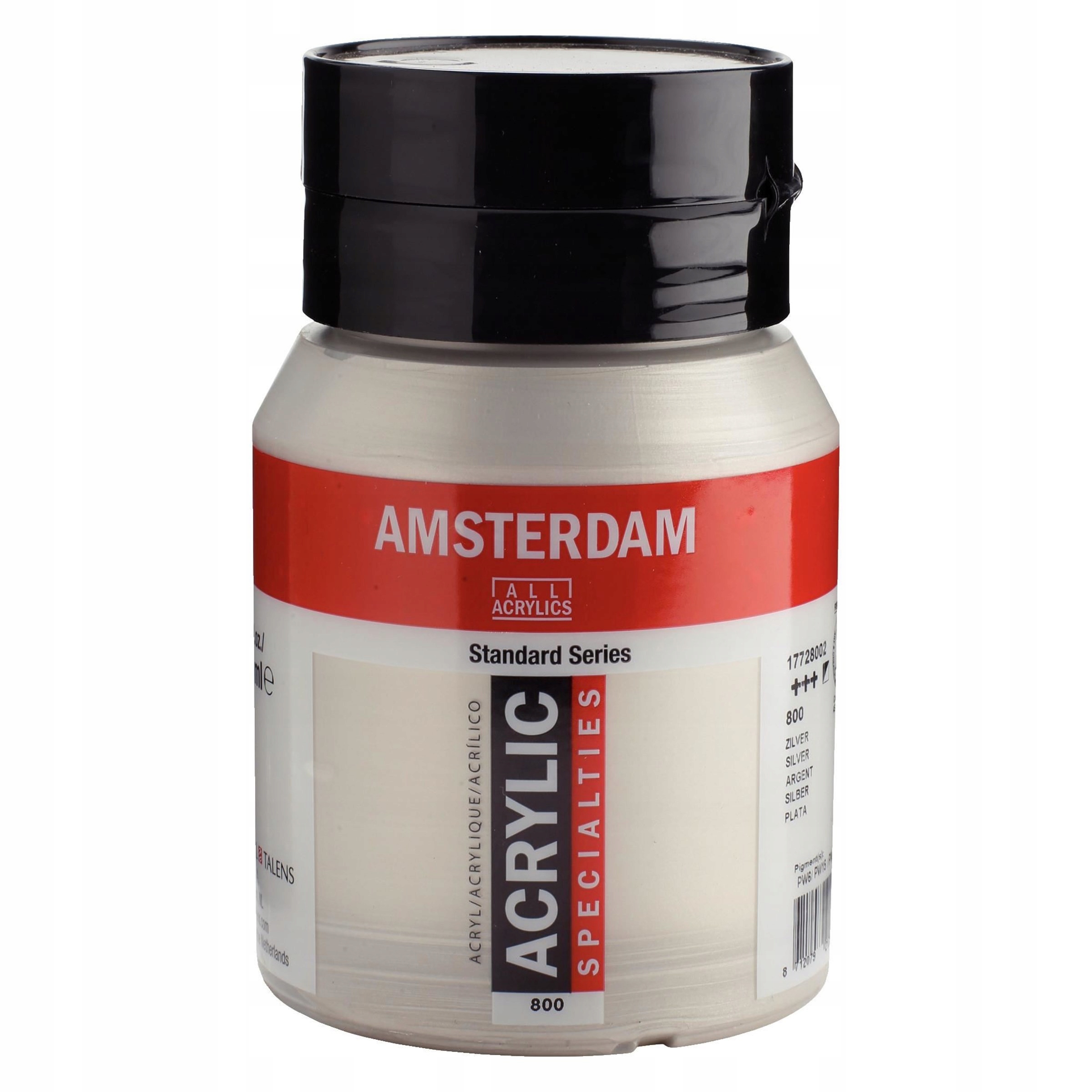 Barva akrylová Amsterdam Silver, 500 ml