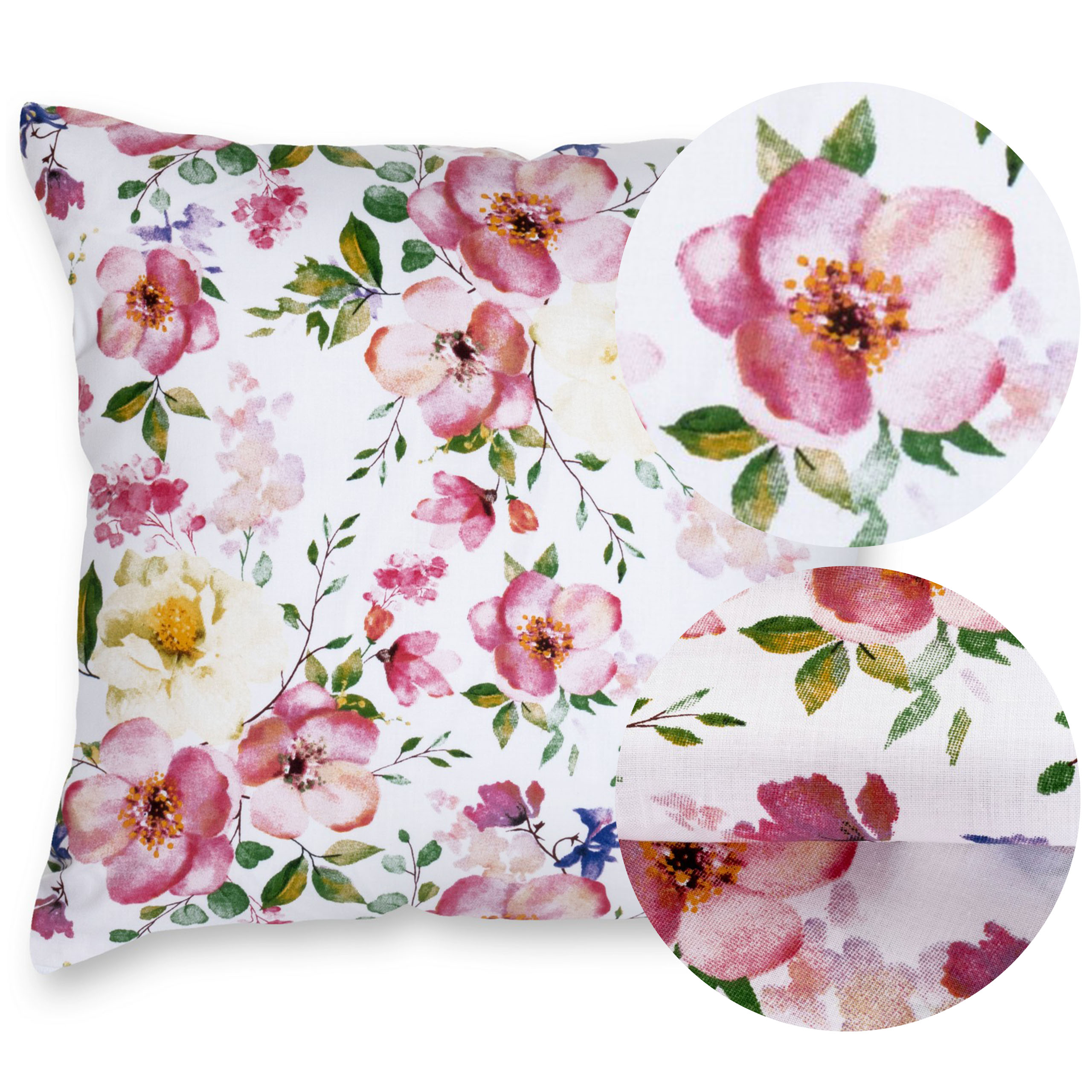 Poszewka na poduszkę jaśka 40x40 bawełniana do spania dekoracyjna