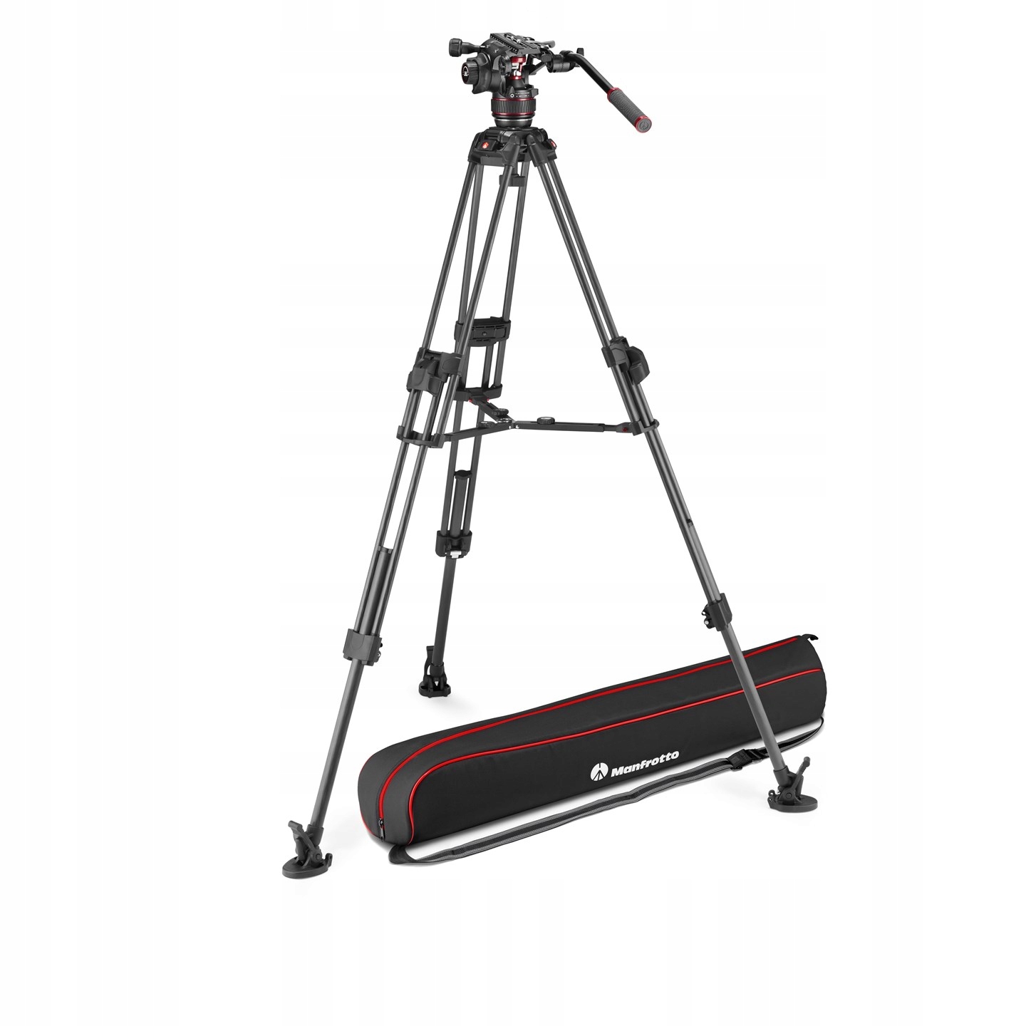 Videosoustava Manfrotto Carbon Fast Twin s hlavicí Nitrotech 608