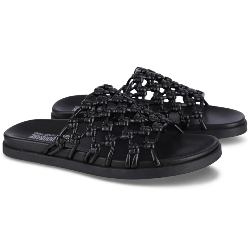 Nazouváky John Doubare 307-11 Black černé Kůže Vel. 37