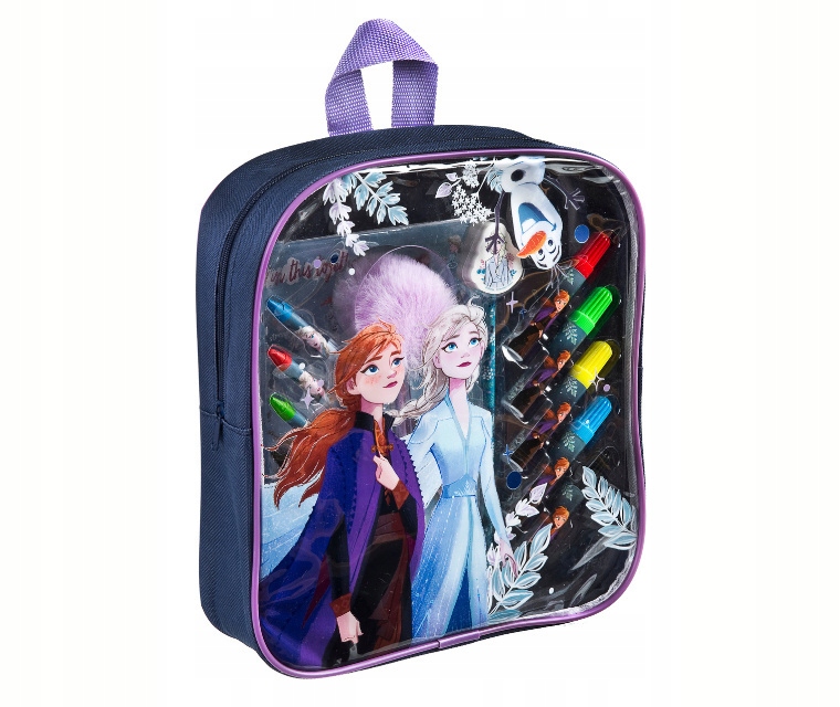 Zestaw do kolorowania KRAINA LODU w plecaku