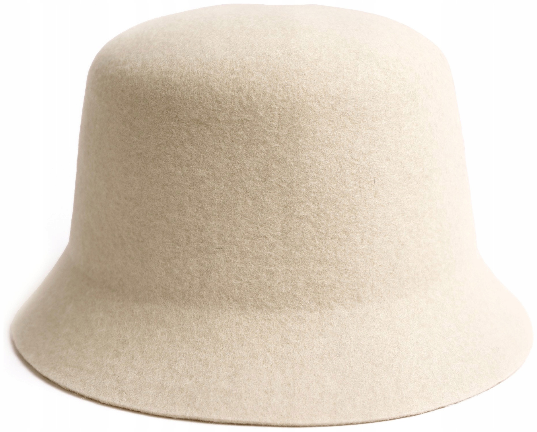 Elegantní plstěný klobouk Bethy klasický dámský vlněný klobouk Ecru