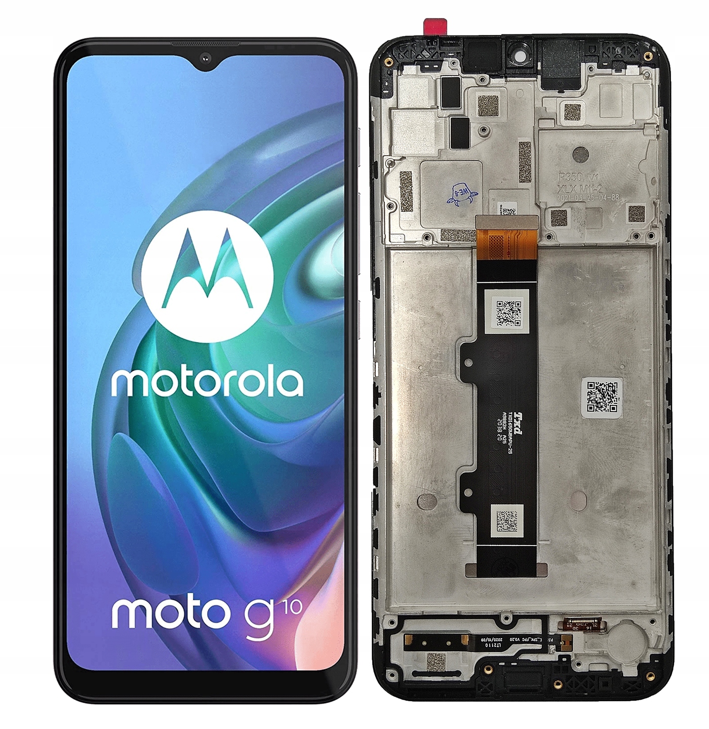 

LCD Wyświetlacz Dotyk Ramka do Motorola G10