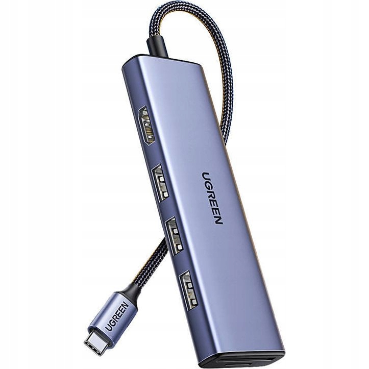 Hub Ugreen pro zařízení s Usb-c 5v1 3x Usb 3.2 Gen 1 Usb-c, Hdmi 4K 30Hz, Pd