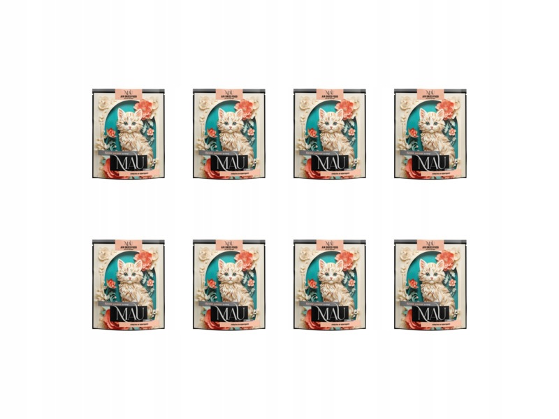 Karma dla kota Mau Air Dried Food Cielęcina ze szparagami Junior 8 x 700 g