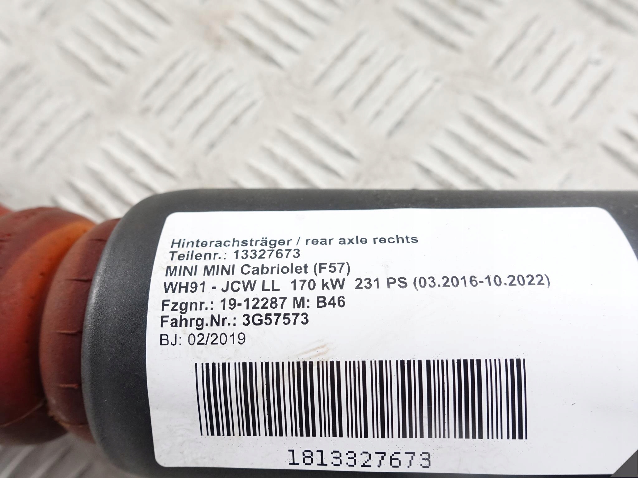 MINI F57 shock absorber rear part left=right 83Km