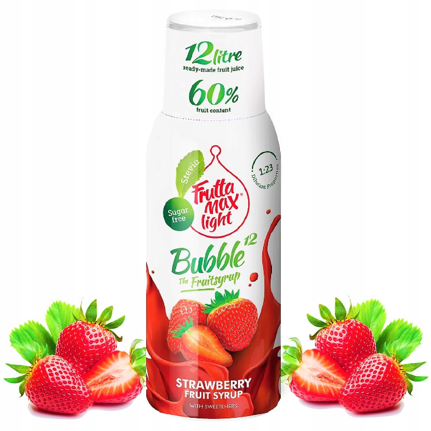 

Syrop FruttaMax Truskawka Light 500 ml na 12l