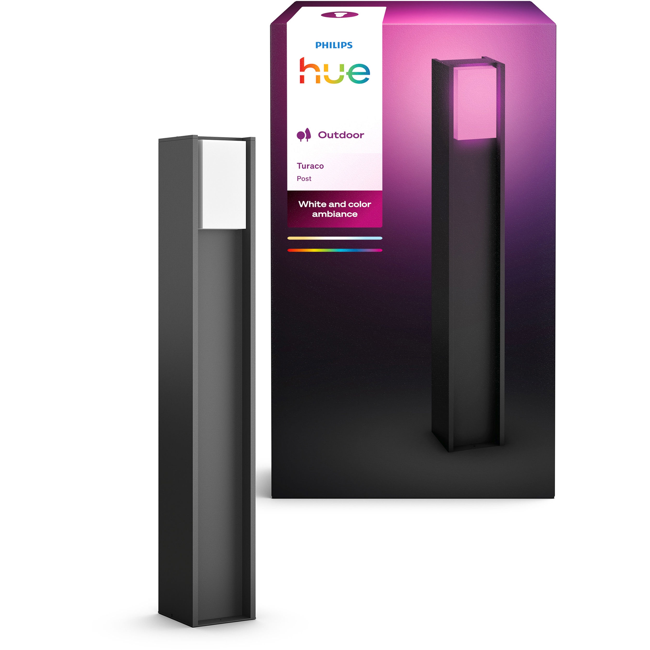 Vonkajšia Led záhradná lampa Philips Hue Turaco Rgb Inteligentná Smart