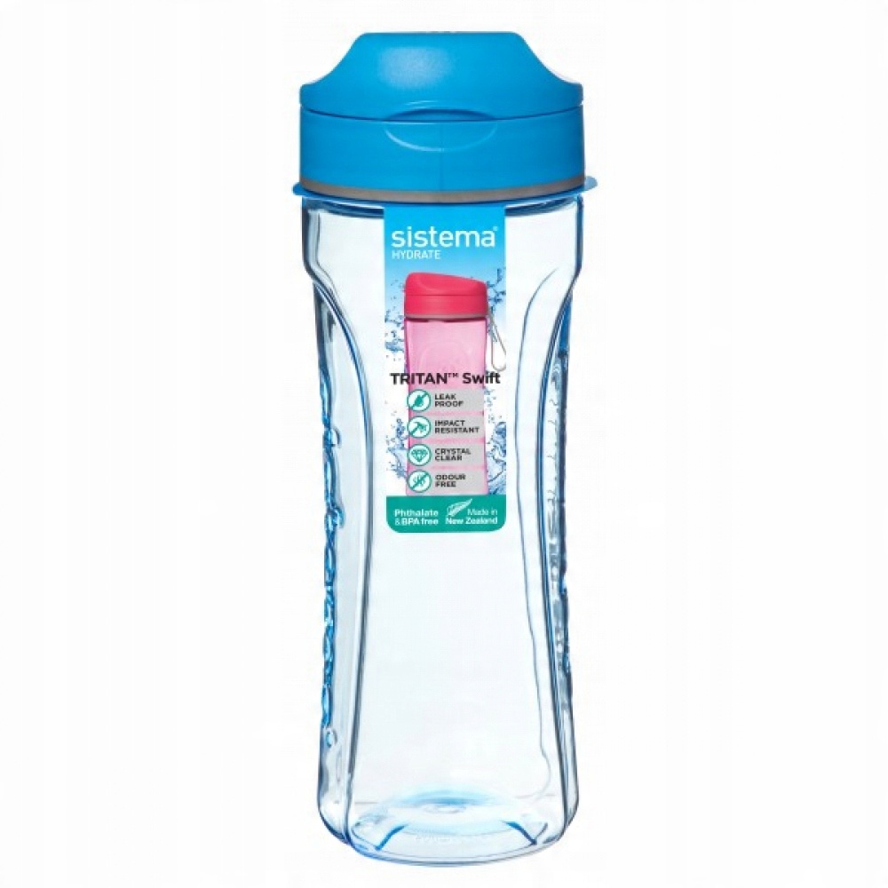 

Butelka na wodę tritanowa Sistema niebieska 0,6 l