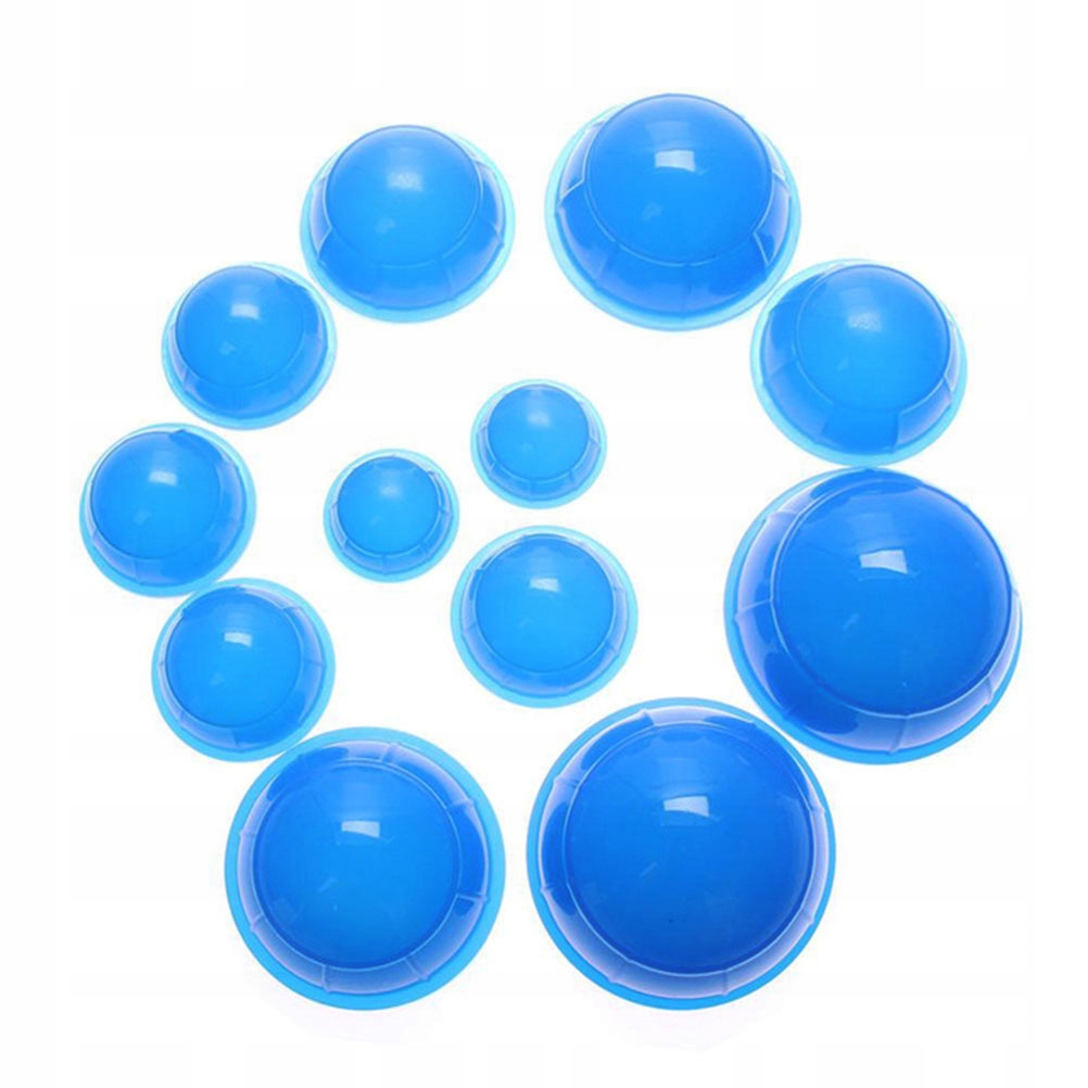 12 Szt. Bańki Chińskie Bezogniowe Silikonowe Do Masaż