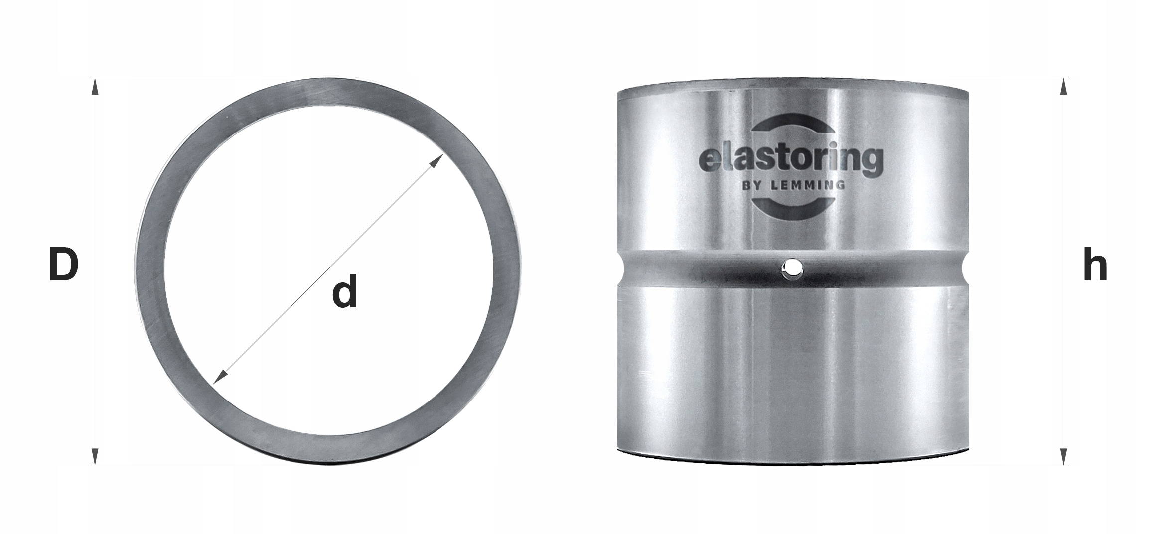ŁOŻYSKO ŚLIZGOWE HRC TULEJA ŚLIZGOWA STALOWA Z ROWKAMI 50x60x90 Marka bez marki