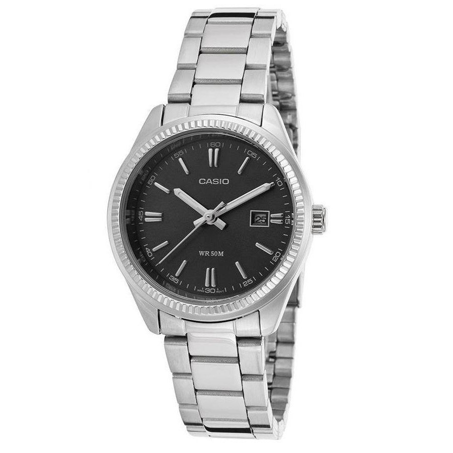

Klasyczny Zegarek Damski Casio Srebrny + Pudełko