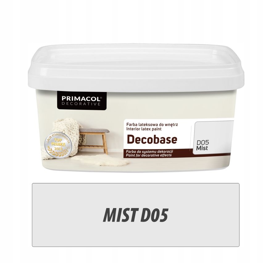 

Primacol Lateksowa Farba Decobase 1L Mist D05