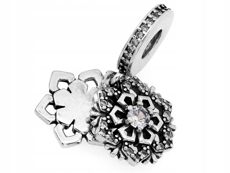 Stříbrný přívěsek 925, přívěsek na náramky se zirkony jako dárek