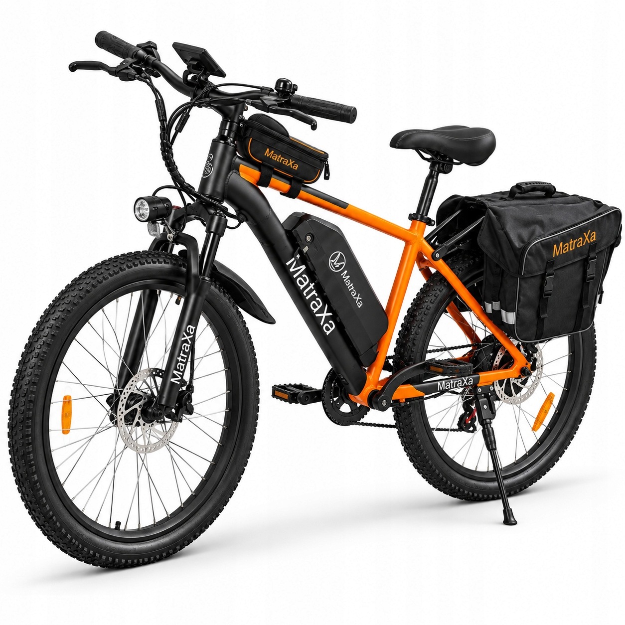 Rower Trekkingowy Elektryczny Miejski 36V 250W do 130km Amortyzacja 27,5''