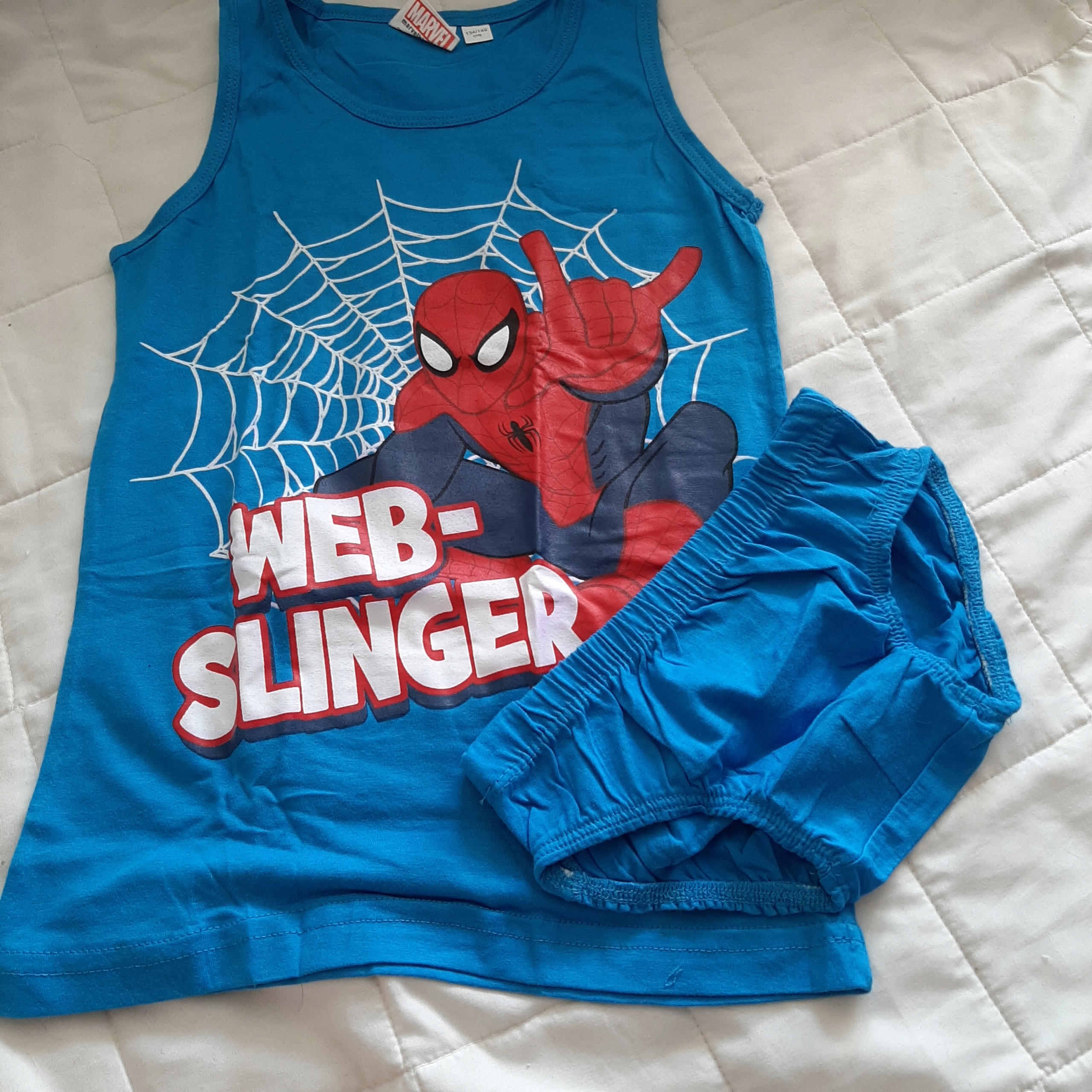 

komplet podkoszulek i majtki Spider Man r 134/140